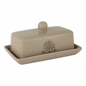 Масленка керамическая коричневая "Дерево жизни" TERRACOTTA ДЕРЕВО ЖИЗНИ 00-3946458 Золото