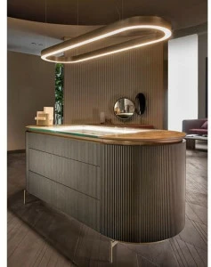 Shake Комод из дерева и стекла Hege