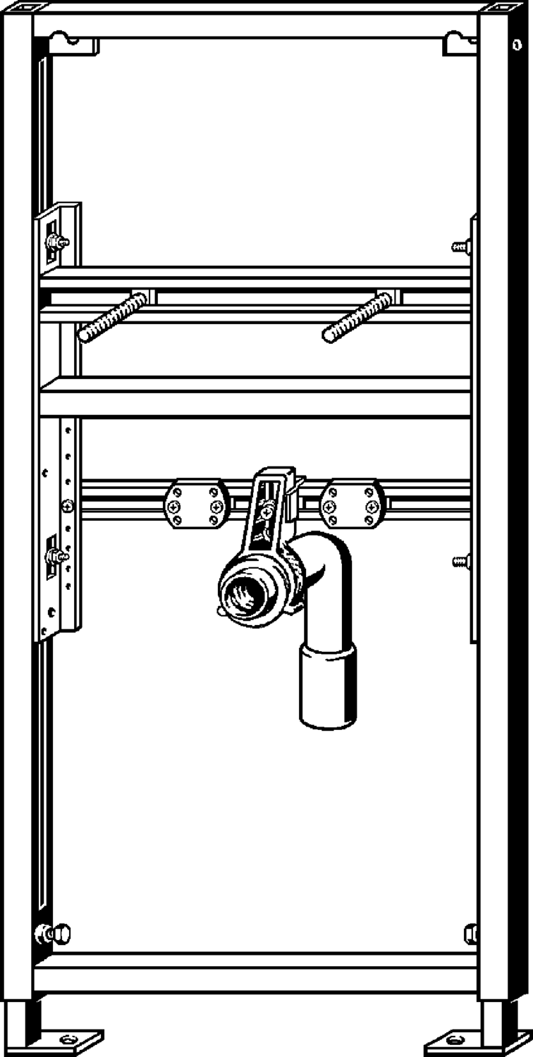 Системная техника  Viega Eco Plus  Элементы для умывальников VIEGA 704 087 Модель 8164 Santreyd  - Вид №1