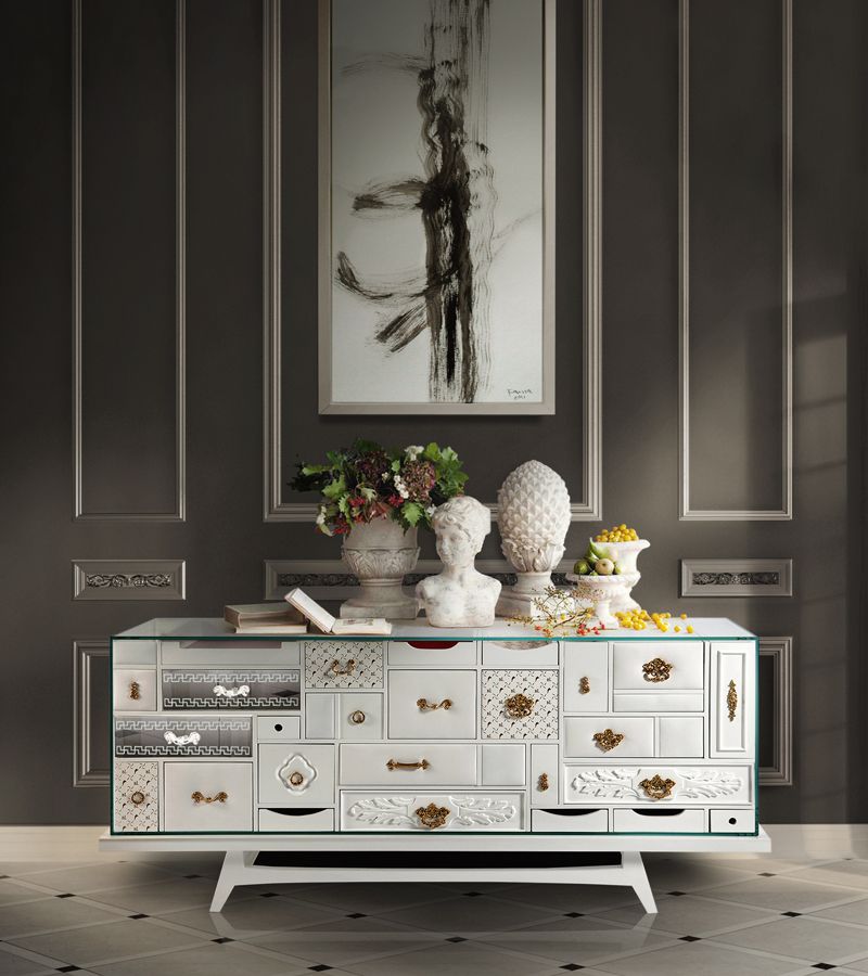 0-320 Буфет Mondrian белый  Boca Do Lobo  - Вид №32