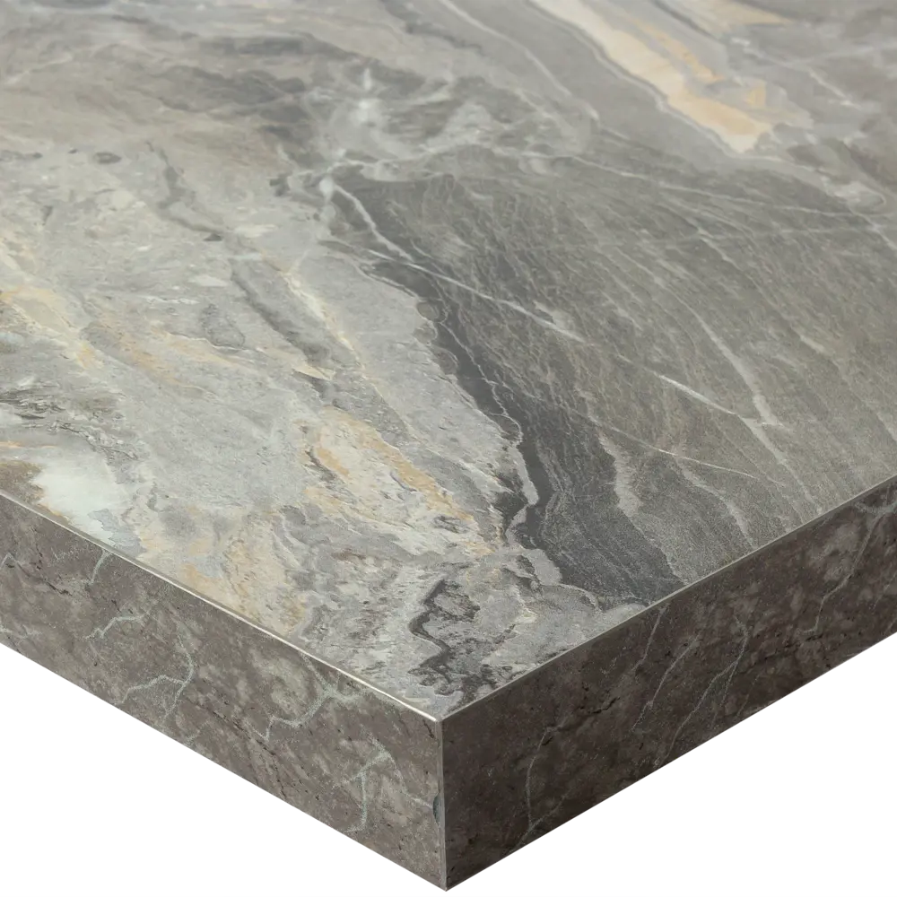 Столешница Delinia Рашчер 120x3.9x80 см HPL/ДСП цвет серый 86339591 STLM-2125045 ДСП Прямой угол - Вид №3