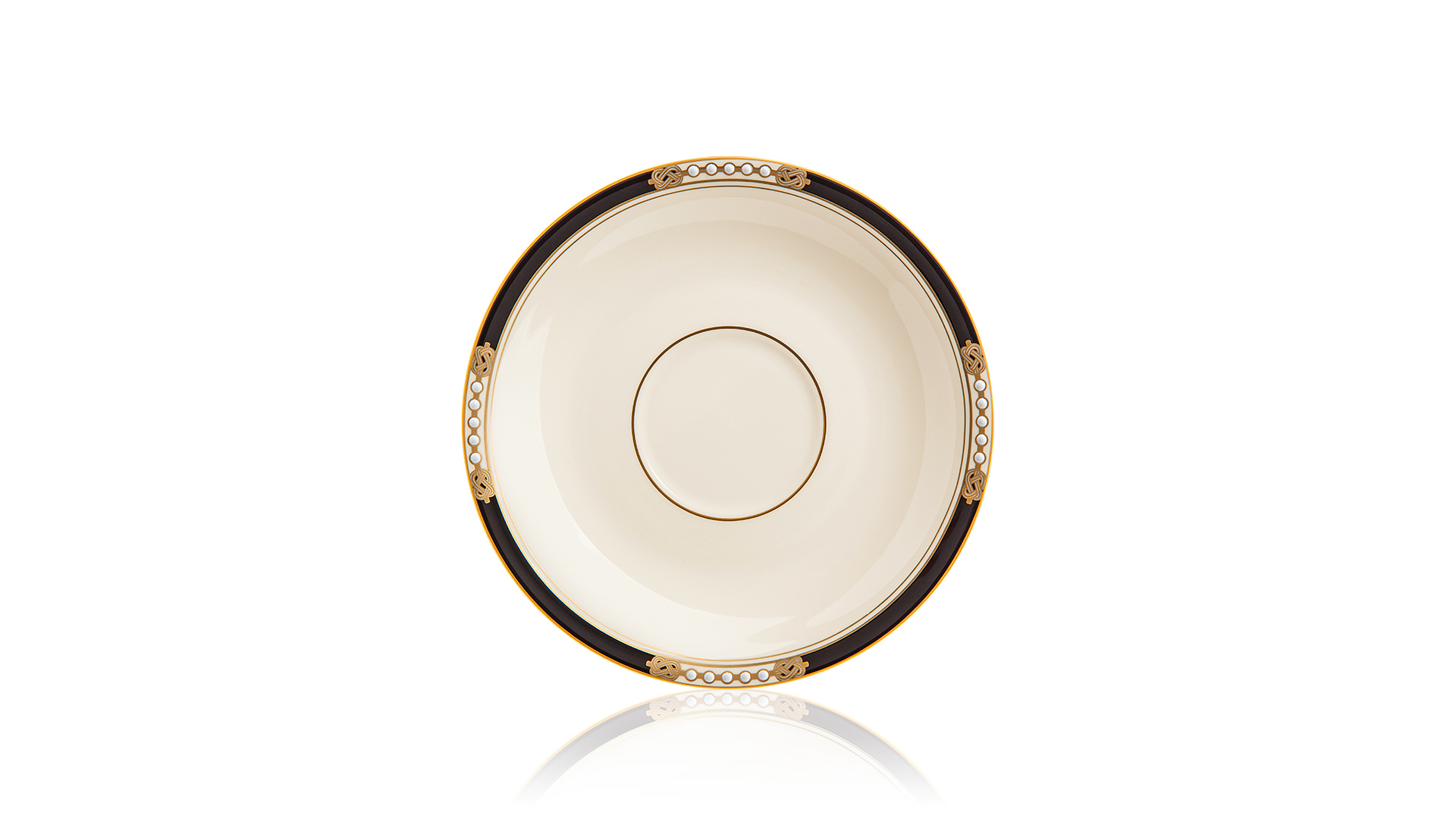 10593981 Lenox Чашка чайная с блюдцем Lenox "Подлинные ценности" 210мл Фарфор костяной  - Вид №2