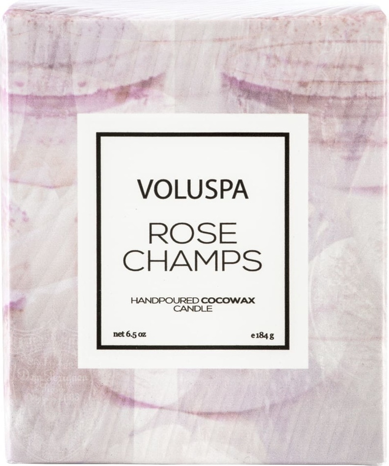 10664244 VOLUSPA Ароматическая свеча Voluspa "Розовые поля", 184гр, п/к 