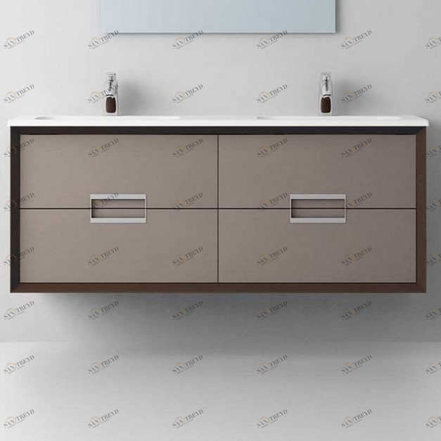 Avila Dos Тумба подвесная с раковиной AVRIAN S1 130 Color 44+49 NOVUS Trendy 26072940120701N4449