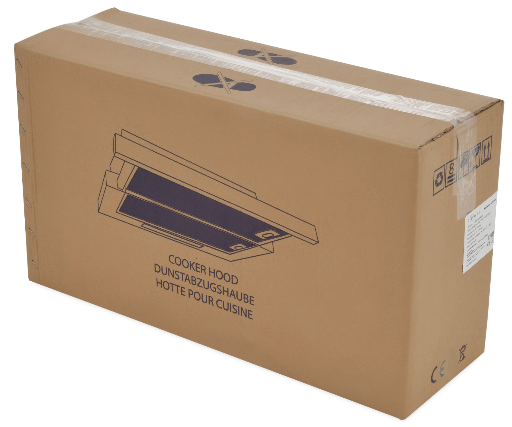 9175449 Вытяжка телескопическая ZUGEL ZHT651GB черный/черный STDN-0103710 - Вид №17