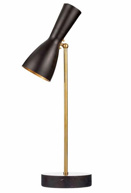 Il Bronzetto Регулируемая настольная лампа из латуни Wormhole Wor04 - Вид №1