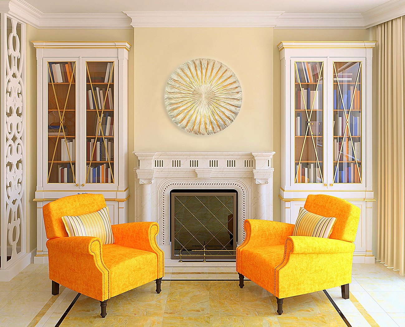 Панно декоративное золото INCIPIENT IN SHAPE INCIPIENT 00-3860083 Золото  - Вид №4