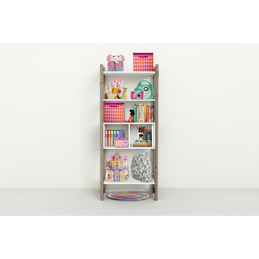 Гарнитур Maxi A, 1 полка и 1 книжный шкаф, коричневый Flexa 812650414 - Вид №2