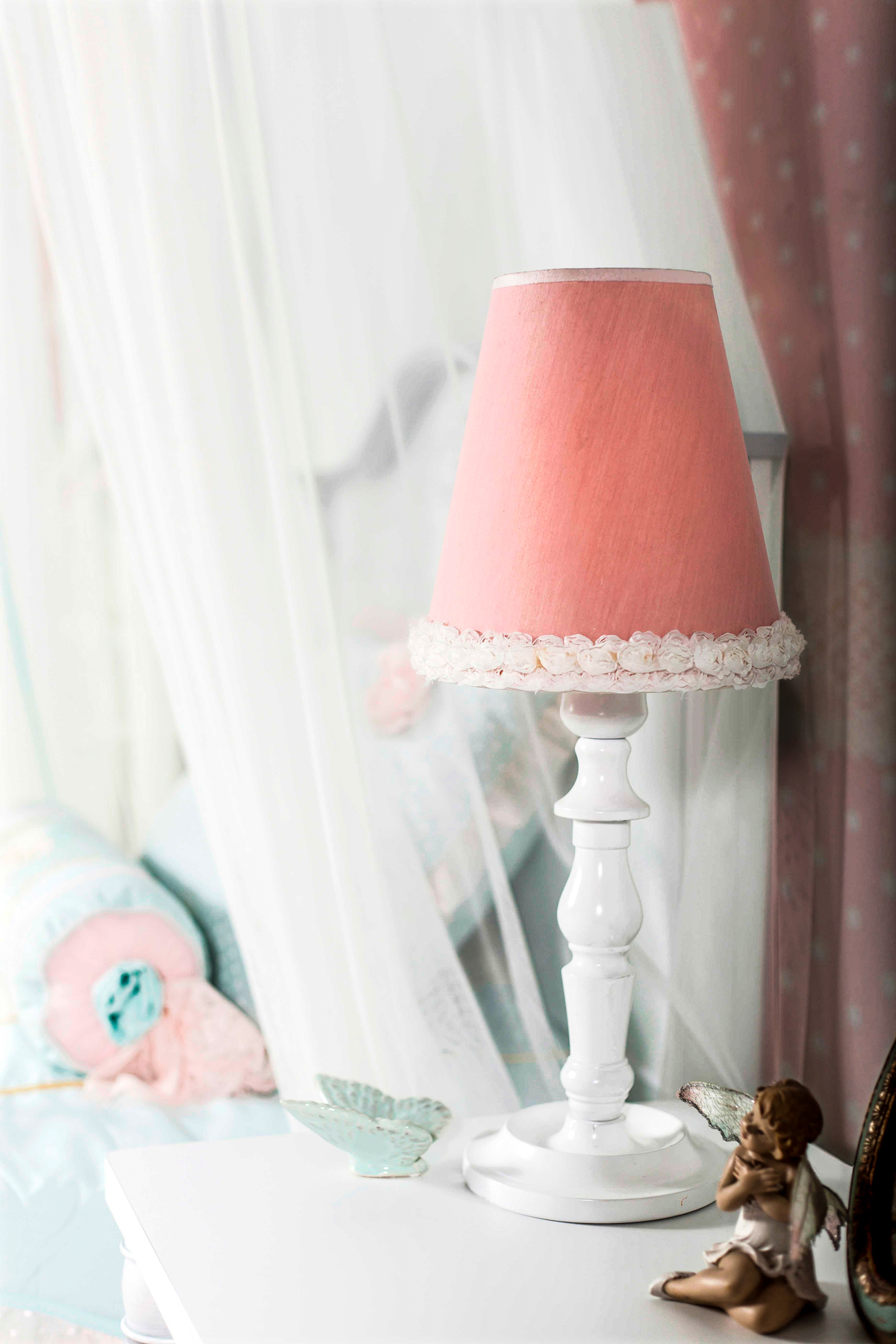 Настольная лампа детская персиковая Dream CILEK ROMANTIC 00-3832407 Розовый Santreyd - Вид №1