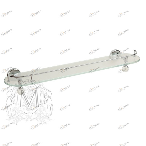 Полка с галереей MIGLIORE Amerida ML.AMR-60.420.CR хром 60 см 