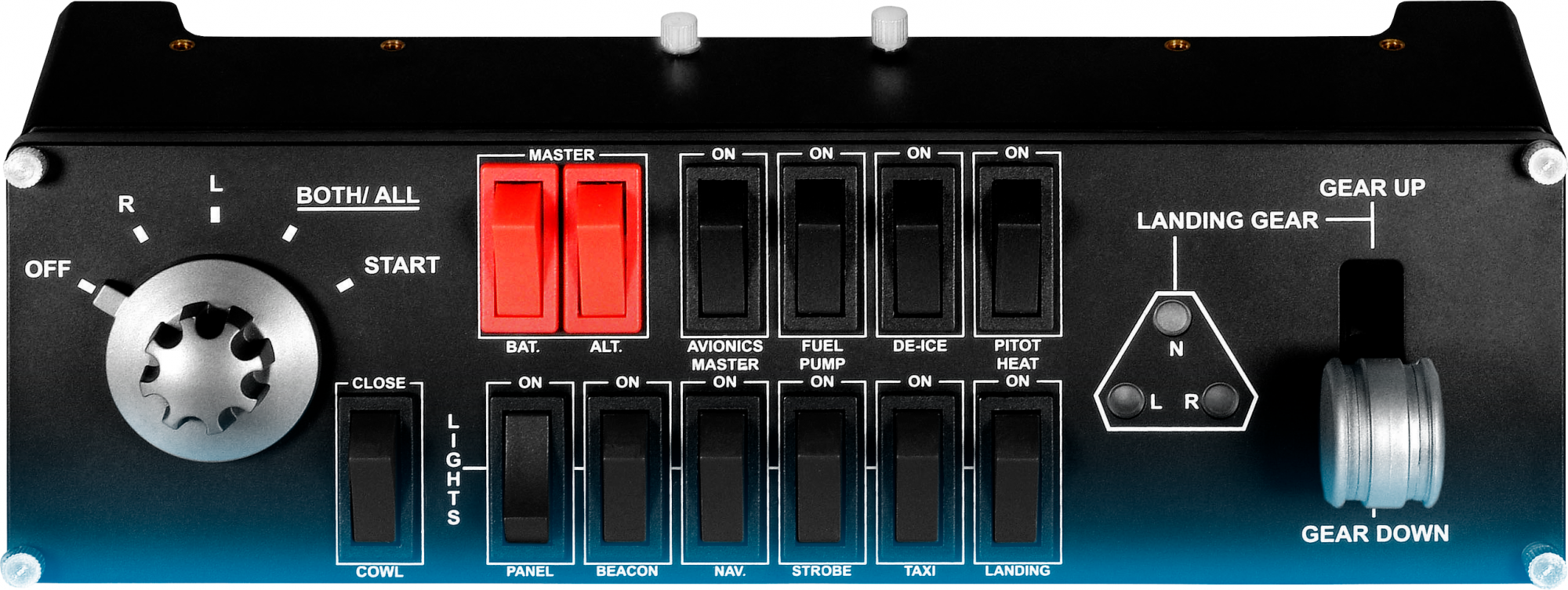 945-000012 g flight switch panel Logitech Santreyd 