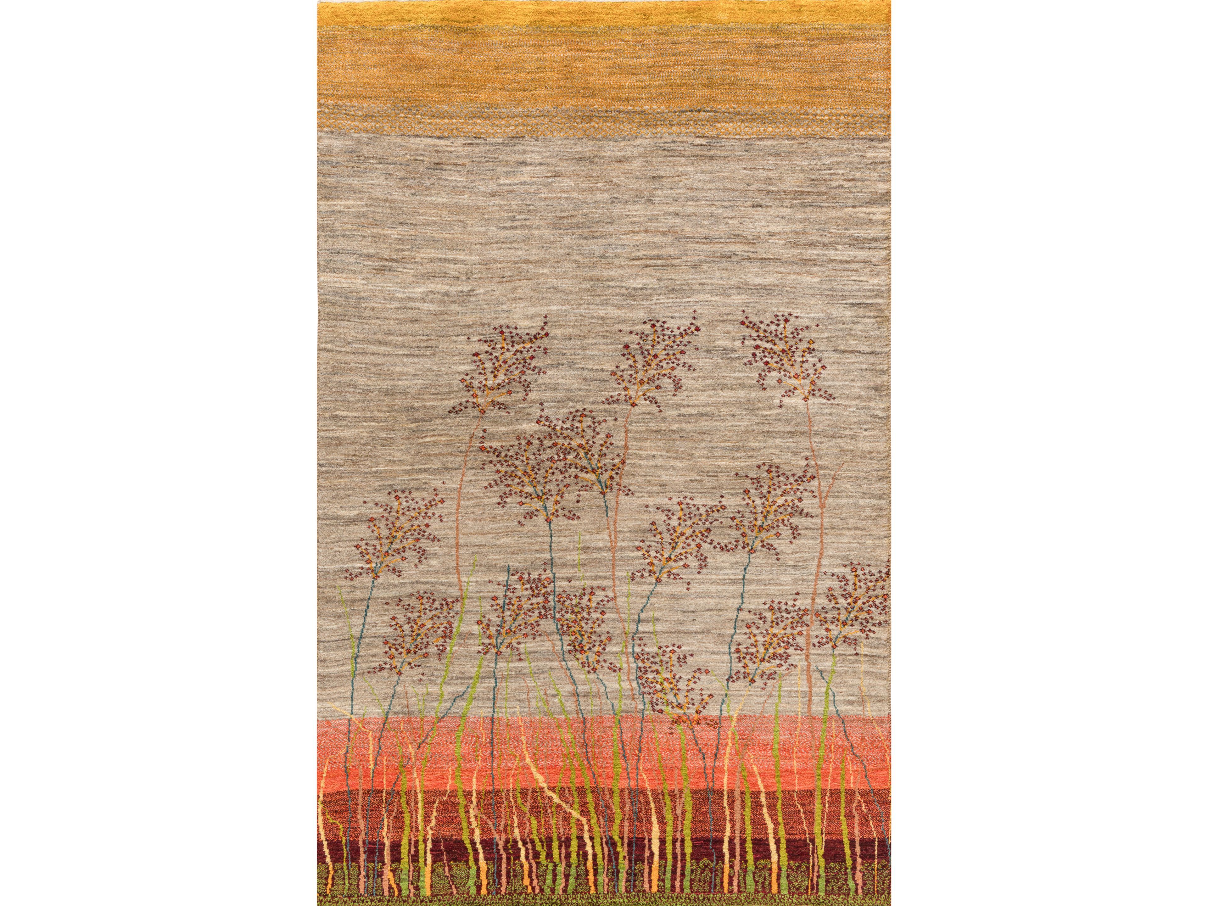 Прямоугольный шерстяной ковер Zollanvari Gabbehs Flora &amp ARCH-00150014 - Вид №1