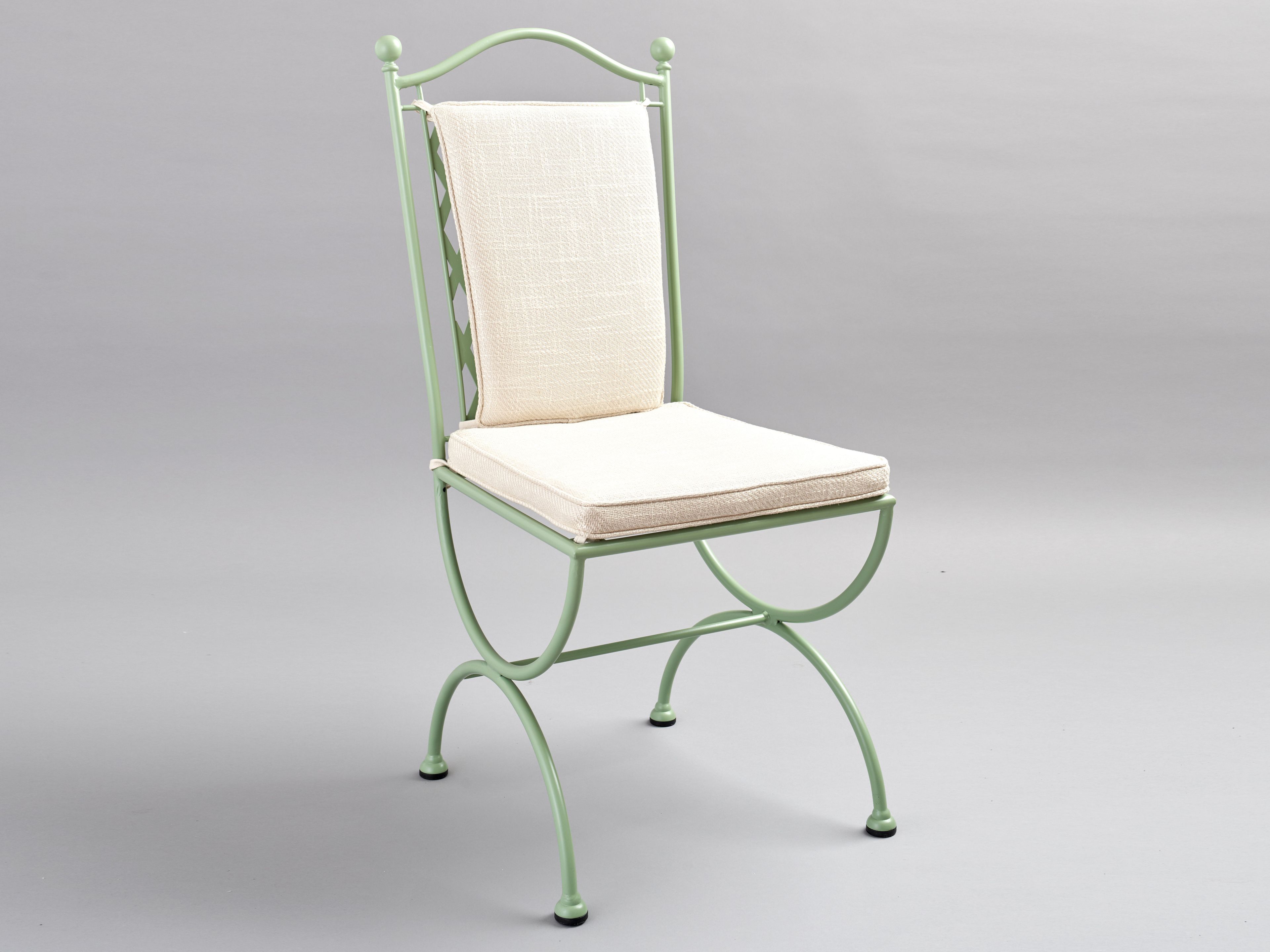 Садовый стул из нержавеющей стали OFFICINACIANI ромбы ARCH-00113325