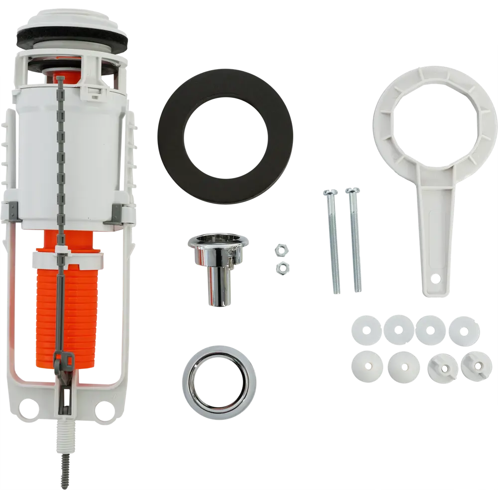 Сливной механизм EQUATION с системой Start/Stop и хромированной кнопкой 82259406 STLM-0023451 - Вид №1
