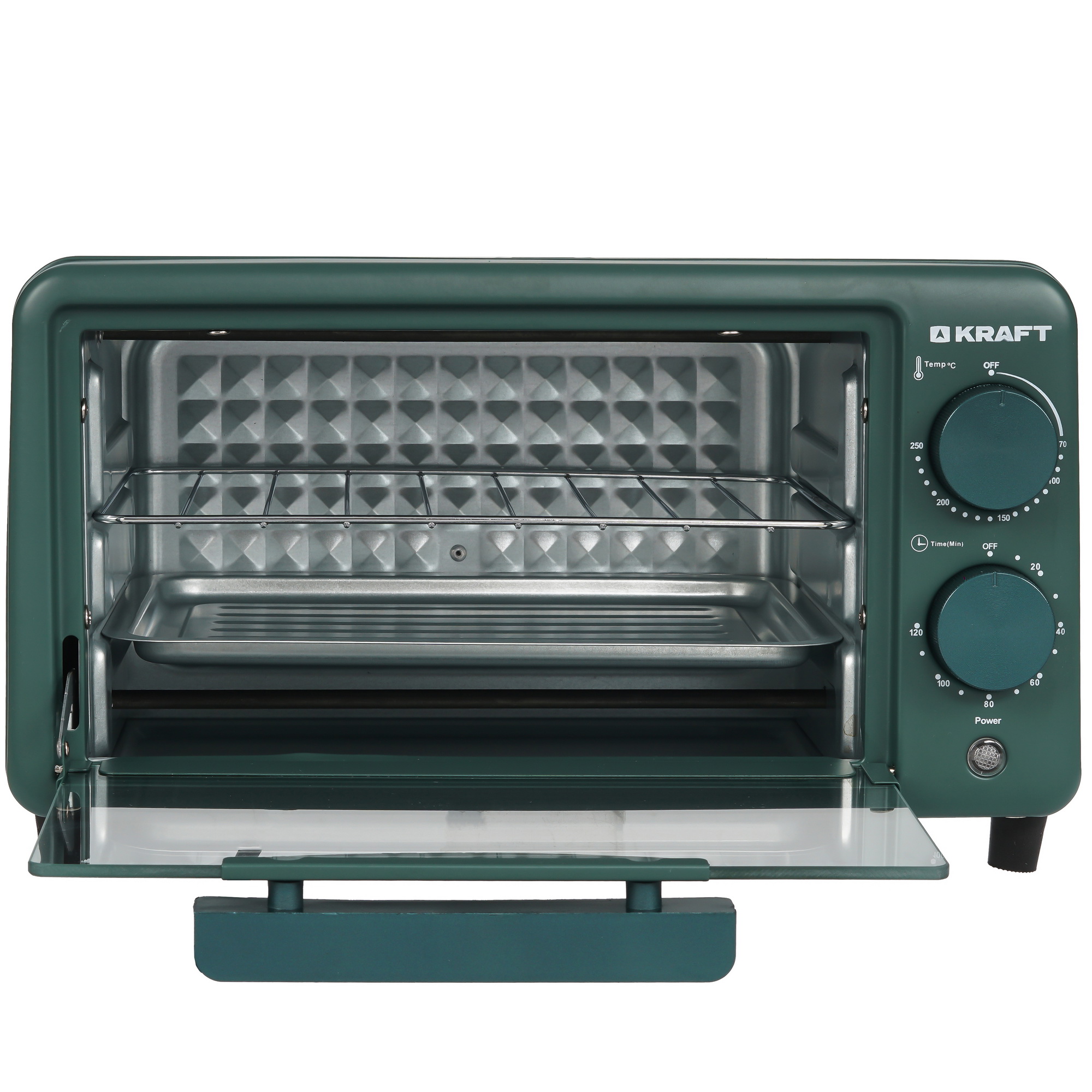 9080980 Мини-печь Kraft KFC-MO 90 HGN зеленый STDN-0119526 - Вид №5