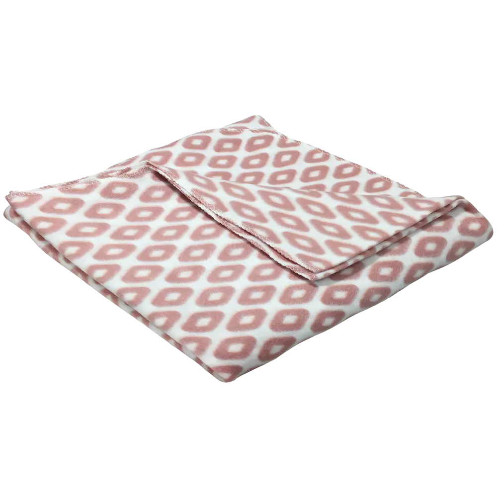 Плед «Рондо» 130x170 см флис цвет розовый BELEZZA STLM-2085982 - Вид №2