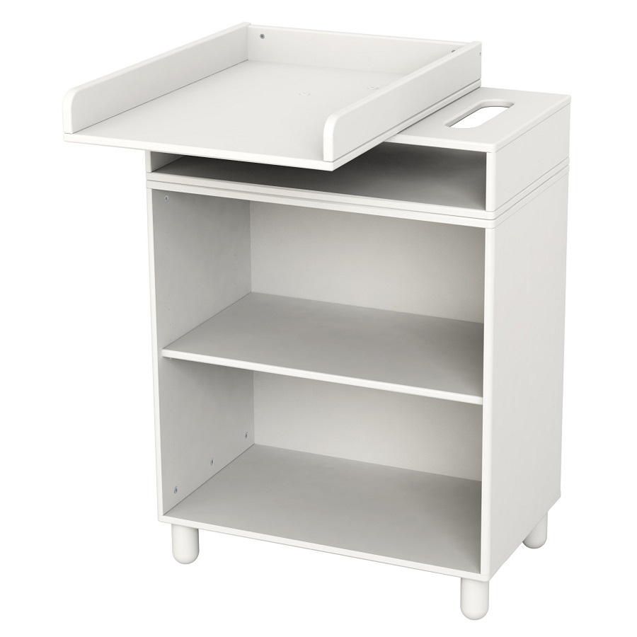 Стол пеленальный Flexa Baby с одной полкой, белый, 96х72х43,5/72 см 901066040 - Вид №1