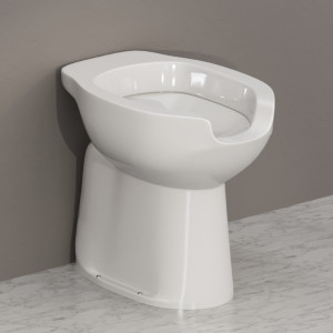 020103 Приставной унитаз напольный Белый Kerasan COMUNITA Италия