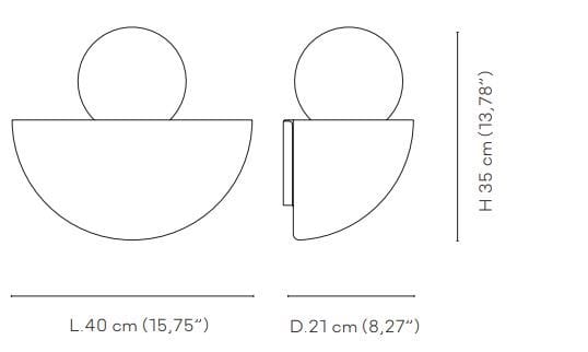 Настенный светильник из дутого стекла VENINI Abaco ARCH-00062269 - Вид №2