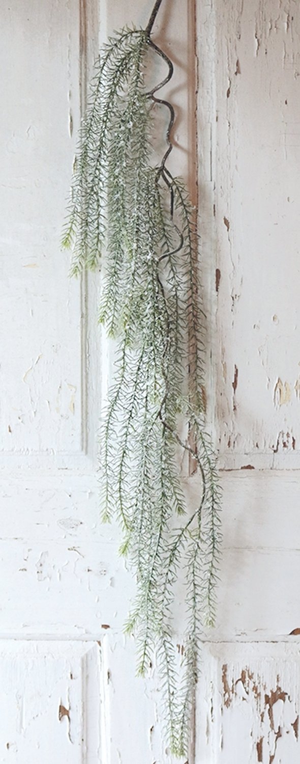 1191 819 a3 Вешалка из искусственной пихты, матовая, 120 см, матово-зеленая H-andreas  - Вид №1