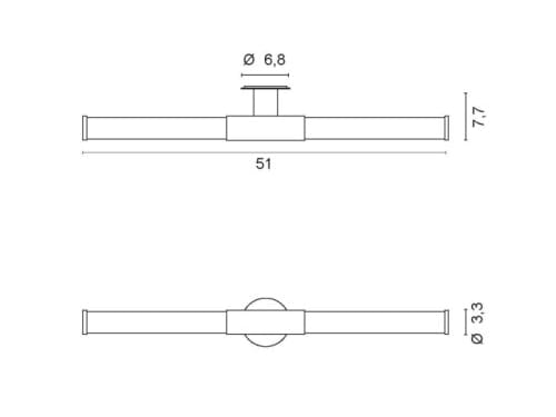 Светодиодный настенный светильник из нержавеющей стали EGOLUCE свечение ARCH-00029943 - Вид №3