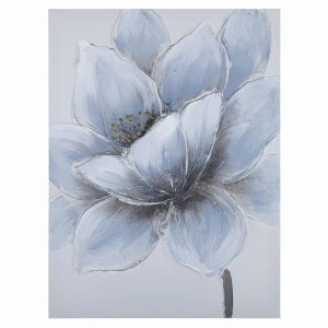 Картина с цветами фактурная бело-голубая 30х40 см Tomas Stern TOMAS STERN  00-3872627 Белый;голубой;разноцветный