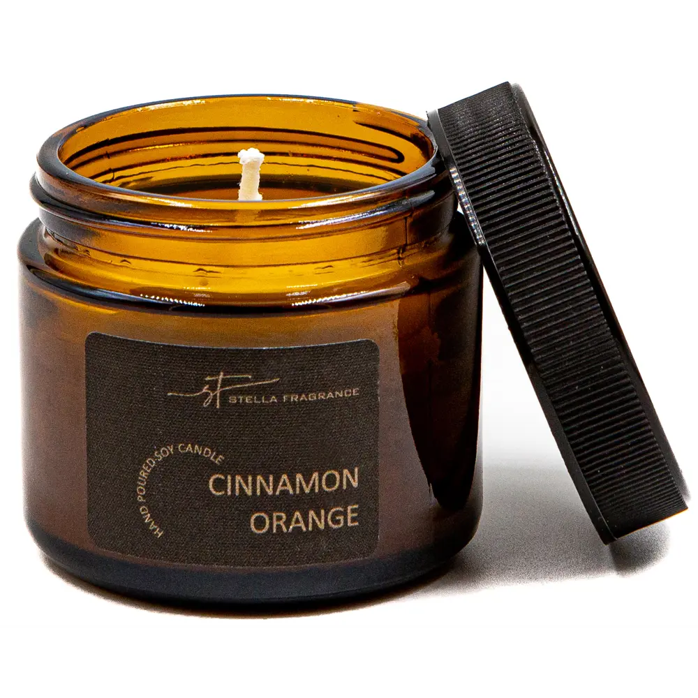 89090941 Ароматическая свеча Stella Fragrance Cinnamon Orange 50 г STLM-0831978 Santreyd 