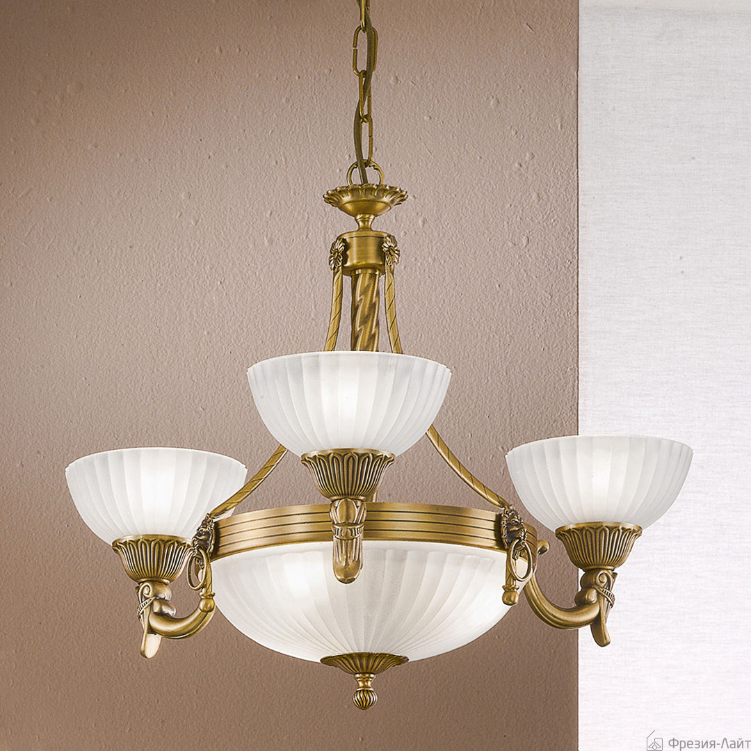 Orion LU 1689/3+3 bronze люстра подвесная 90386