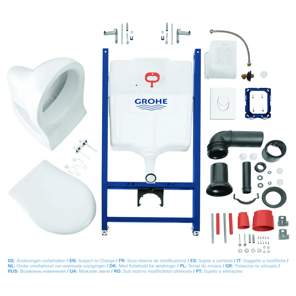 Комплект инсталляция с унитазом Grohe Solido с кнопкой 82381404 STLM-2117588 Lecico Perth - Вид №4