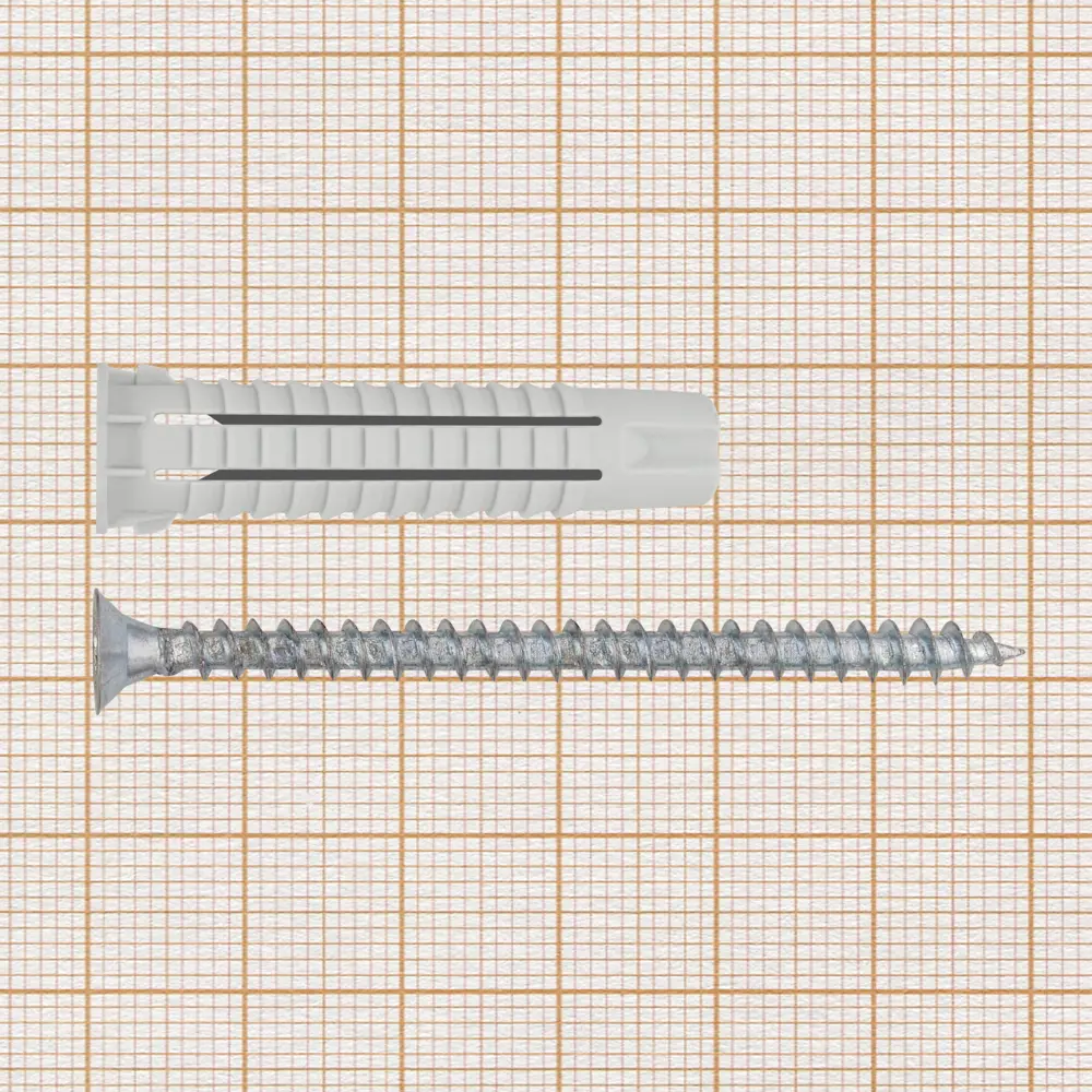 Универсальный дюбель Европартнер 8x40 мм с четырёхсторонним распором 89385355 STLM-1572001 - Вид №1