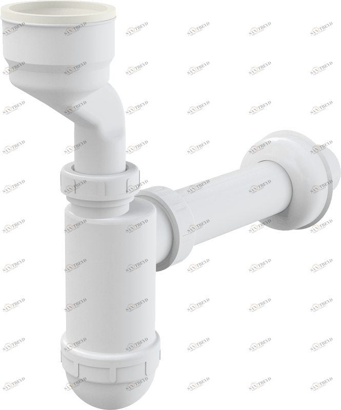 Cифон для писсуара с манжетой ALCAPLAST A45A