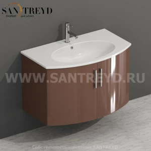 MDMA80Y166 Тумба с двумя створками 78 см коричневая Globo 4ALL Италия