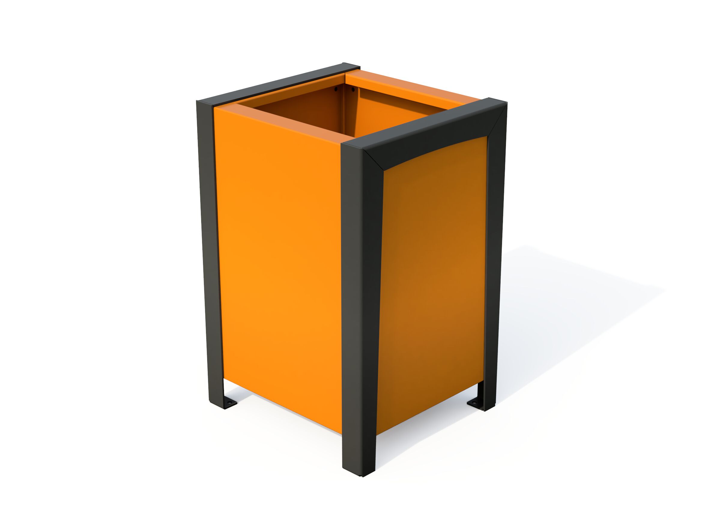 Квадратная стальная плантатор Studio Città EXPÒ ARCH-00024035