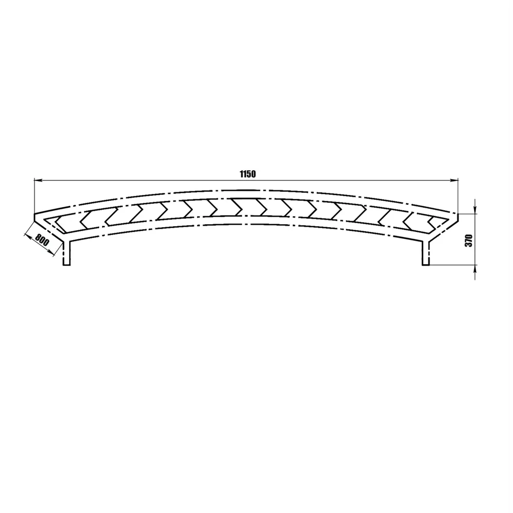 Козырек над входной дверью YS102 металл 1150x800 мм 89335875 STLM-2102841 Santreyd  - Вид №3