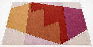 Прямоугольный ковер ручной работы