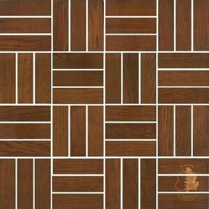 Мозаика и 3D панели из дерева Tarsi Паркет 3012 Дуб Селект с брашью (Текстурированная) 331х331 мм.