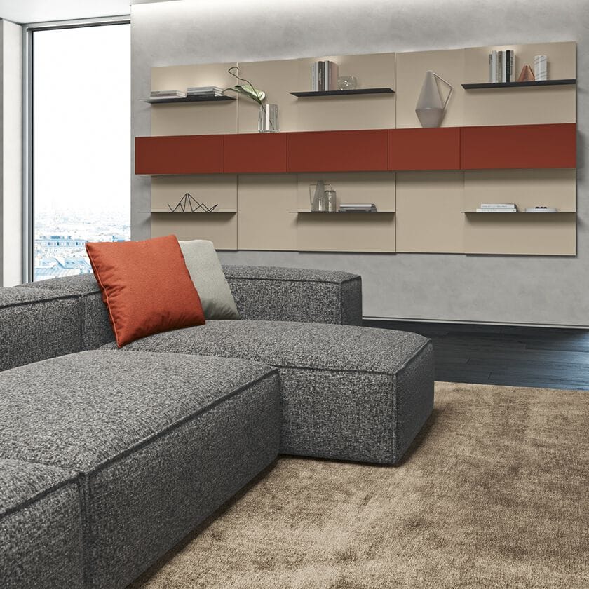 Модульный тканевый диван Febal Casa подпись ARCH-00065356 - Вид №9