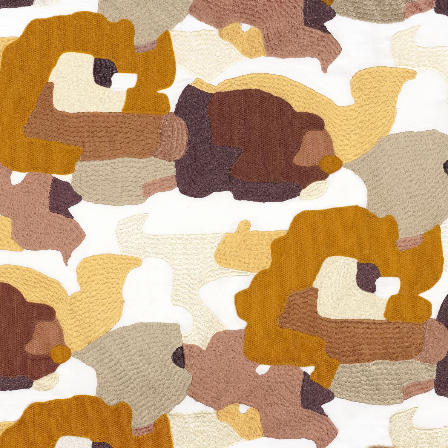 Многоцветная хлопковая вышитая ткань Casamance Parade ARCH-00090781 - Вид №7