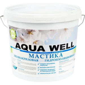 Мастика гидроизоляционная полиакриловая Kobus AquaWell 5 кг 12733949 STLM-2102169