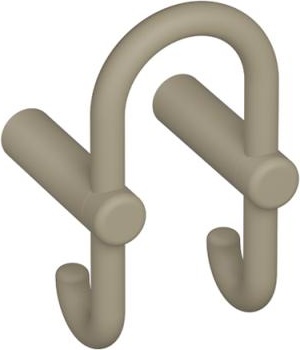 801.90B030 Двойной крючок для гардероба HEWI Edition matt | Polyamid  - Вид №6