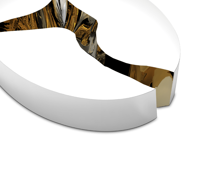 0-182 Овальный белый центральный стол Lapiaz Boca Do Lobo  - Вид №6