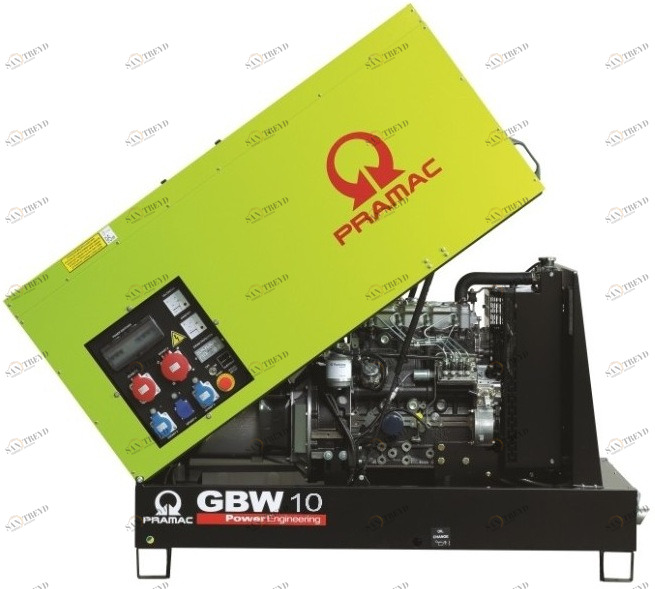 Дизельный генератор Pramac GBW10P (230 V) в кожухе с АВР sun-id-1035013
