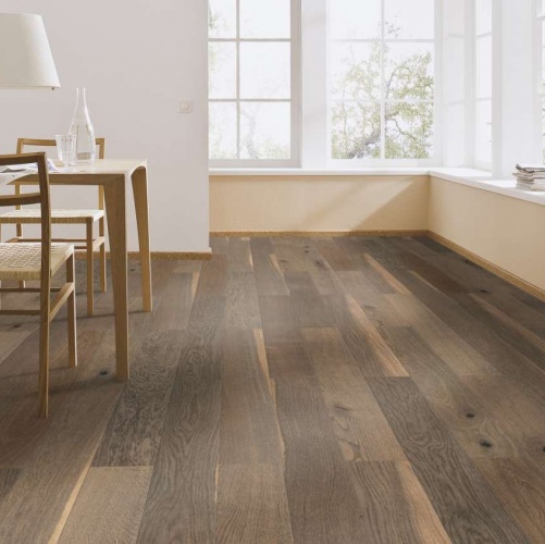 Паркетная доска Meister PS 300 Античный коричневый 8239 Дуб Рустик с брашью (Текстурированная) 1187х142 мм 2300200067 - Вид №7