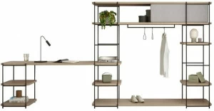 Momocca Модульный книжный шкаф с письменным столом Julia Jo05