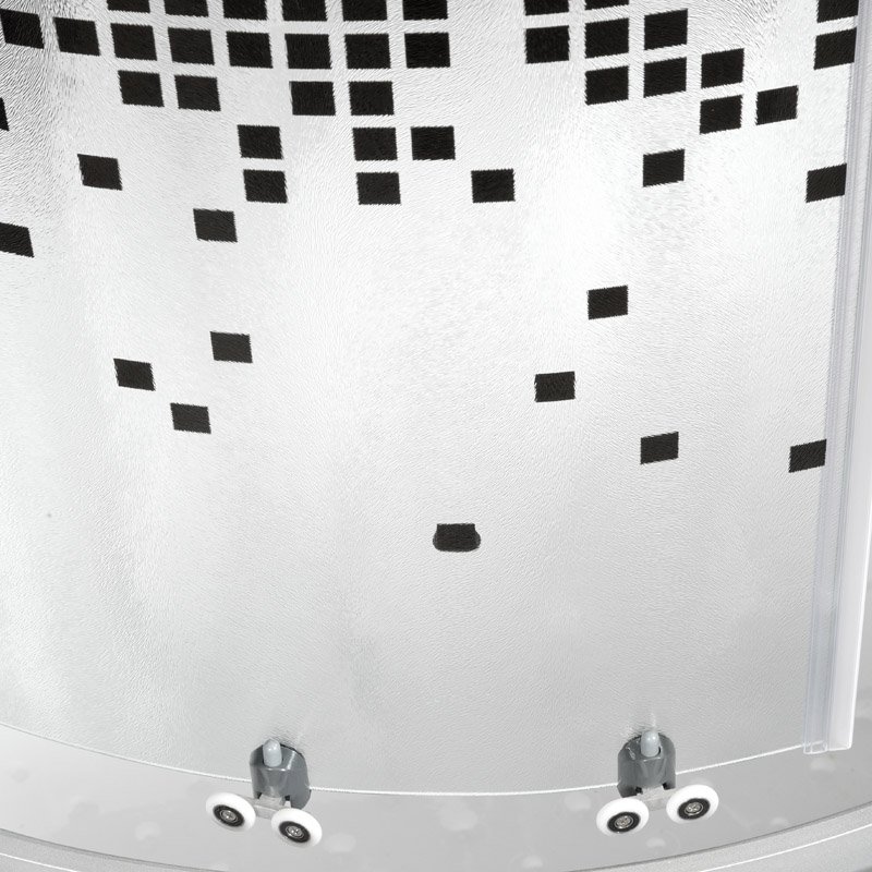 BМ4590 с электрикой BLACK Душевая кабина DETO Серия ВМ L 890 стандартная BLACK - Вид №18