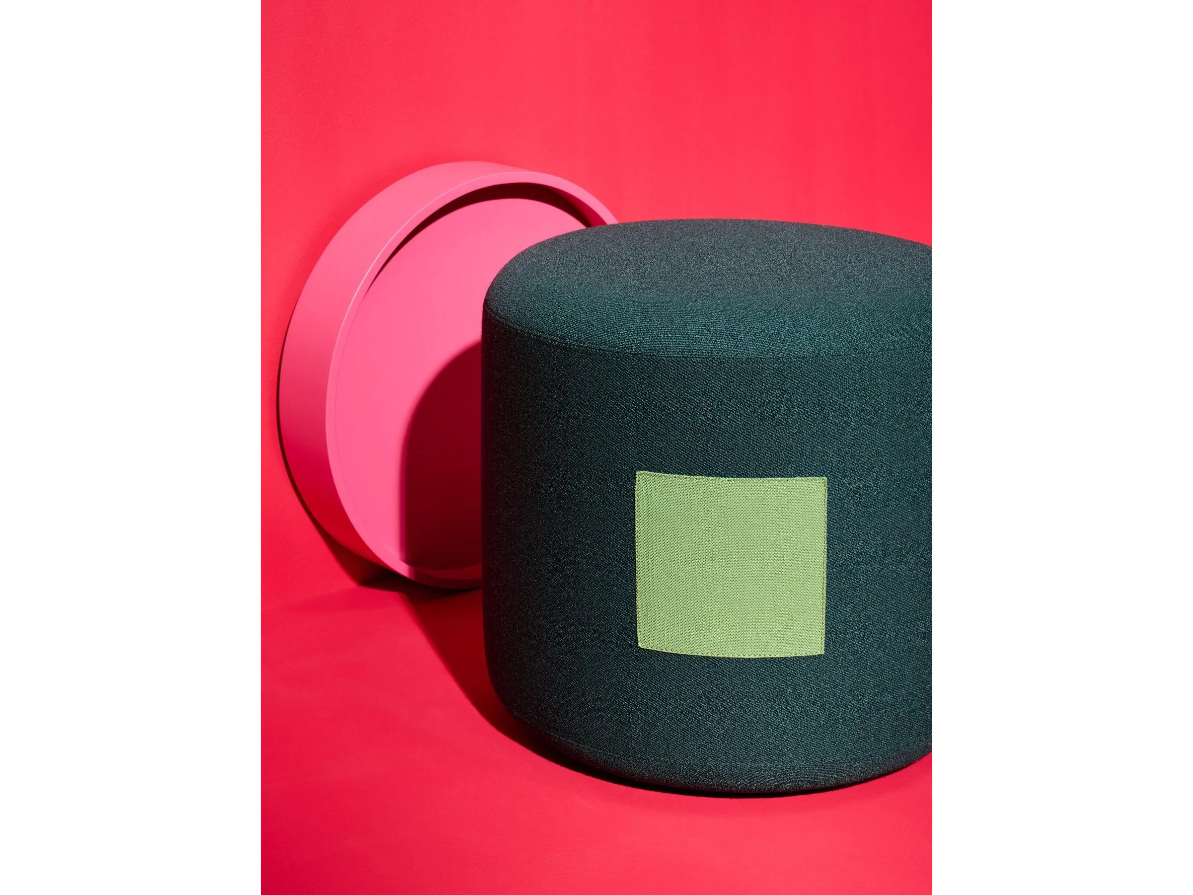 Круглый пуф из ткани Schonbuch AYAKA ARCH-00067181 - Вид №3