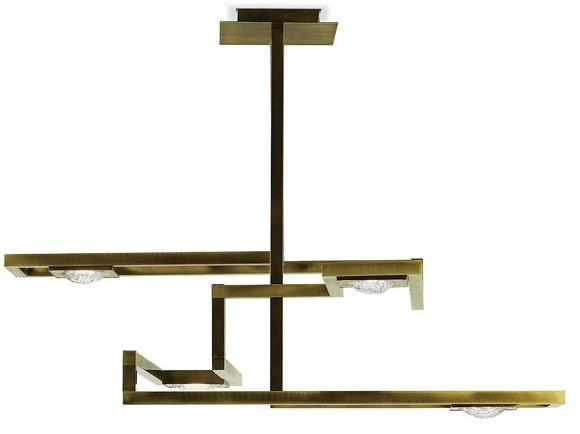 MARIONI Светодиодный подвесной светильник из латуни Cecile 02803 - Вид №3