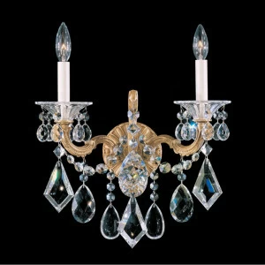 Бра 5001-48 A от Schonbek SCHONBEK СВЕЧА 245350 Прозрачный;серебро