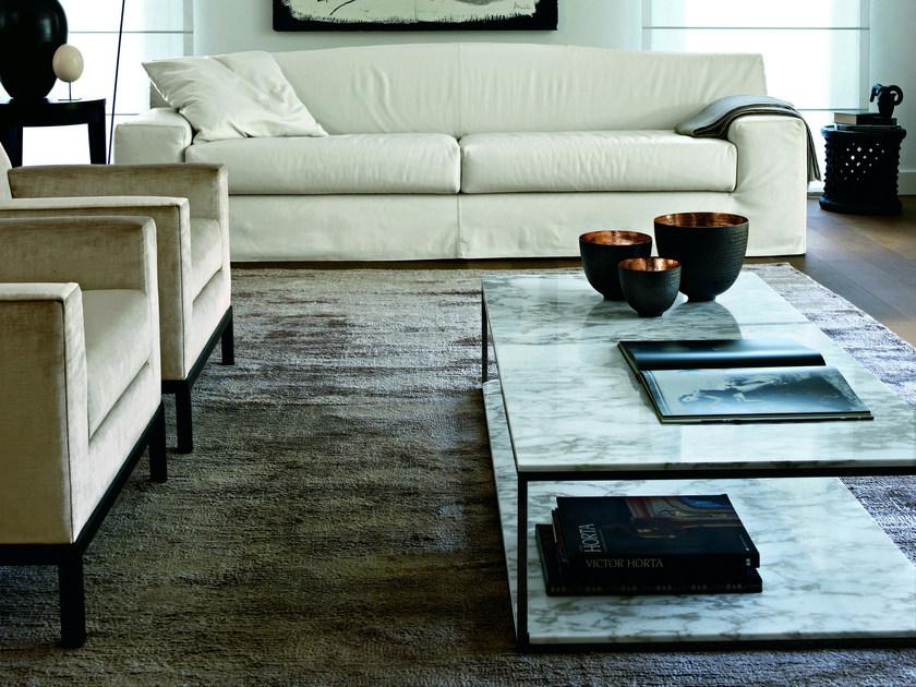 Meridiani Низкий прямоугольный журнальный столик из металла Hardy sun-id-1411249 - Вид №2