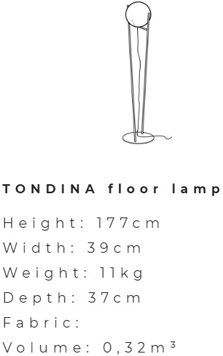 Ditre Italia Торшер из металла Tondina sun-id-1449601 - Вид №3